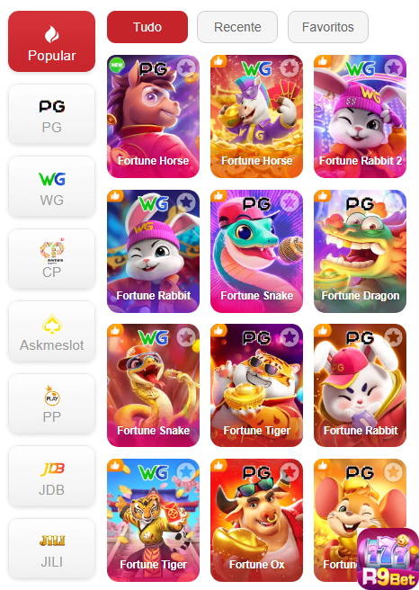 Experiência de Jogos r9bet.com